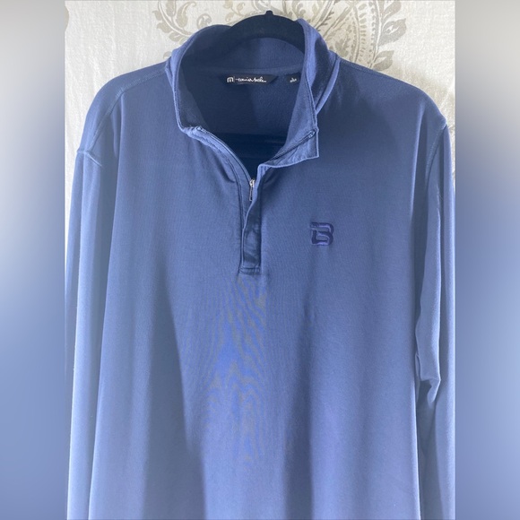 Travis Mathew Long Sleeve Sweater Mens L Golf 1/4 Zip Pockets Stretch
Navy - Picture 2 of 14